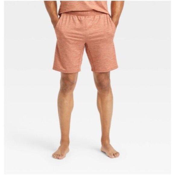All in Motion Men's Copper 9" Soft Stretch Shorts XXL Brown - Picture 1 of 3